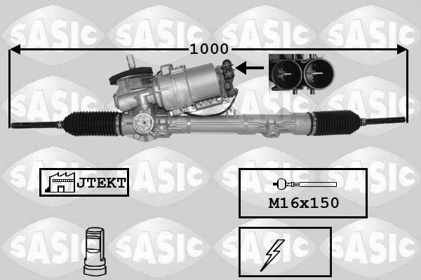 Sasic 7170057 - Рулевой механизм, рейка autospares.lv