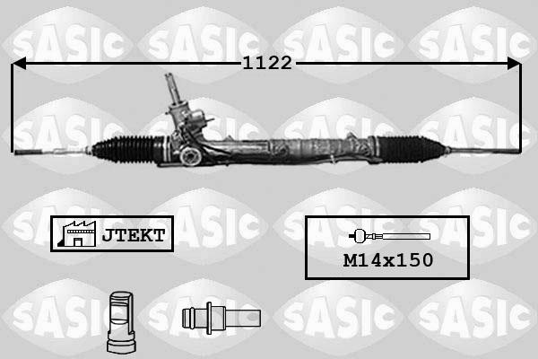 Sasic 7170031 - Рулевой механизм, рейка autospares.lv