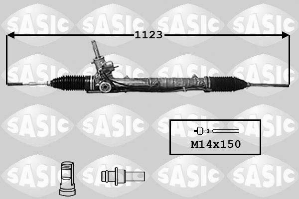 Sasic 7170032 - Рулевой механизм, рейка autospares.lv