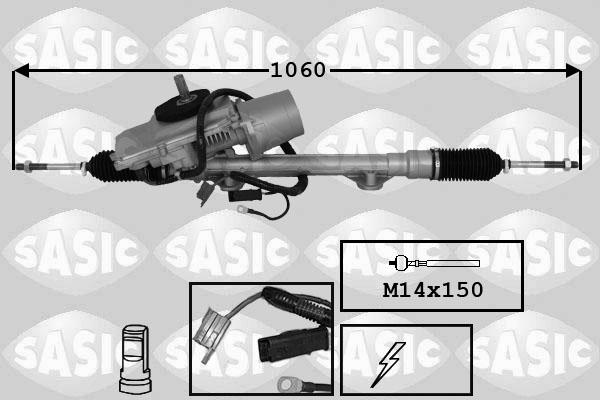 Sasic 7170073 - Рулевой механизм, рейка autospares.lv