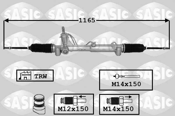 Sasic 7170072 - Рулевой механизм, рейка autospares.lv