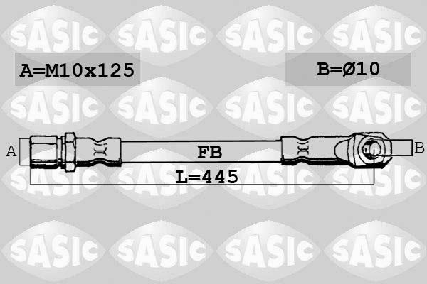 Sasic SBH6351 - Тормозной шланг autospares.lv
