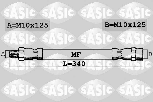 Sasic SBH6352 - Тормозной шланг autospares.lv