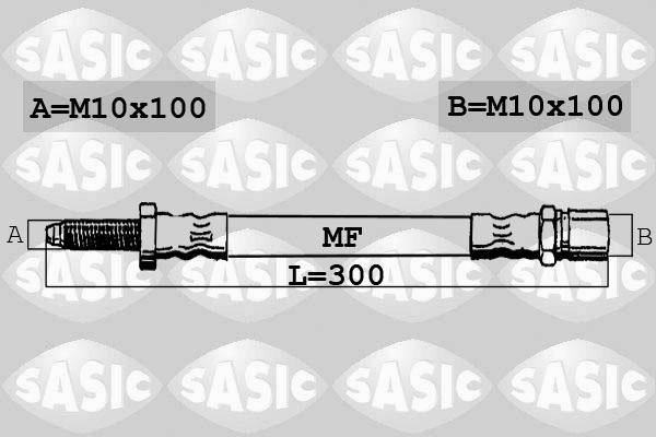 Sasic SBH6319 - Тормозной шланг autospares.lv