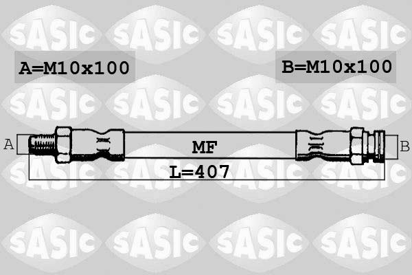 Sasic SBH6357 - Тормозной шланг autospares.lv