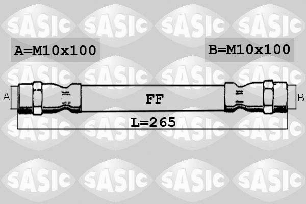 Sasic SBH6274 - Тормозной шланг autospares.lv