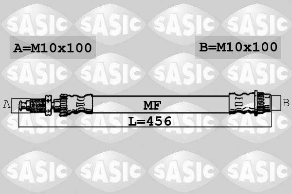 Sasic SBH0151 - Тормозной шланг autospares.lv