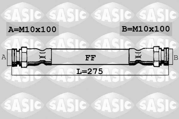 Sasic SBH0152 - Тормозной шланг autospares.lv