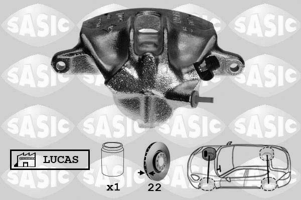 Sasic SCA4041 - Тормозной суппорт autospares.lv