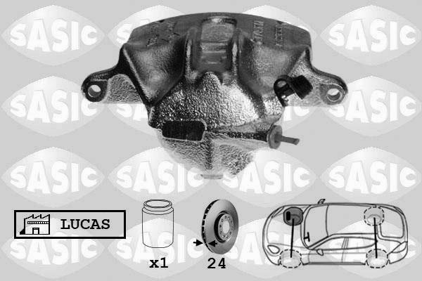 Sasic SCA4043 - Тормозной суппорт autospares.lv