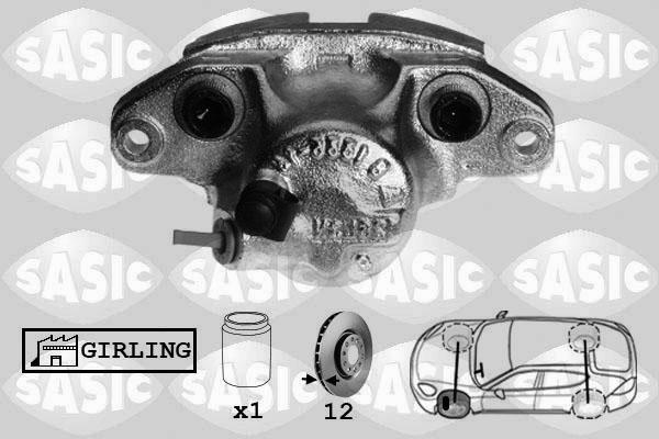 Sasic SCA4002 - Тормозной суппорт autospares.lv