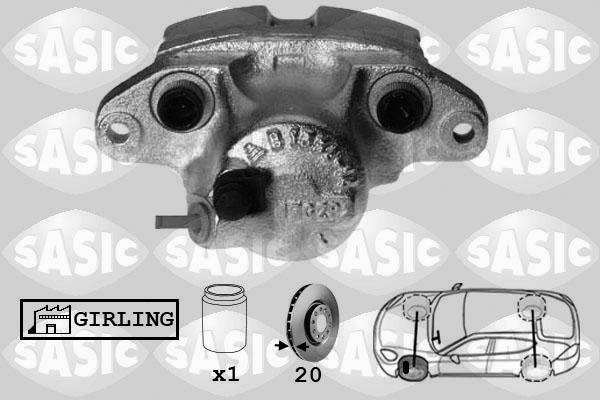 Sasic SCA4020 - Тормозной суппорт autospares.lv