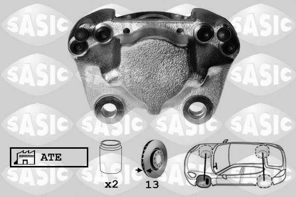 Sasic SCA6592 - Тормозной суппорт autospares.lv