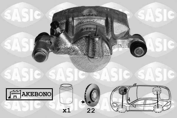 Sasic SCA6585 - Тормозной суппорт autospares.lv