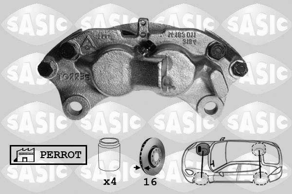 Sasic SCA6581 - Тормозной суппорт autospares.lv