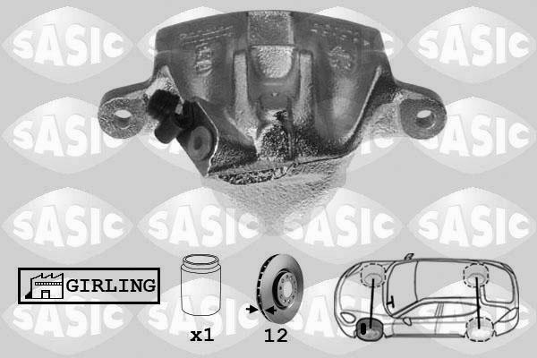 Sasic SCA6038 - Тормозной суппорт autospares.lv