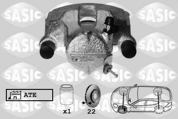 Sasic SCA6076 - Тормозной суппорт autospares.lv