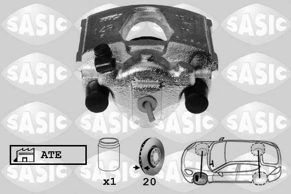 Sasic SCA6150 - Тормозной суппорт autospares.lv