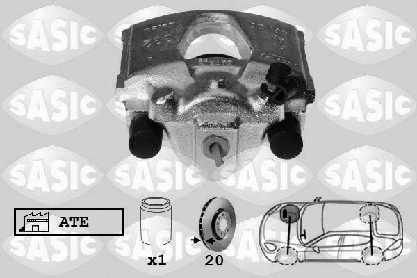 Sasic SCA6151 - Тормозной суппорт autospares.lv