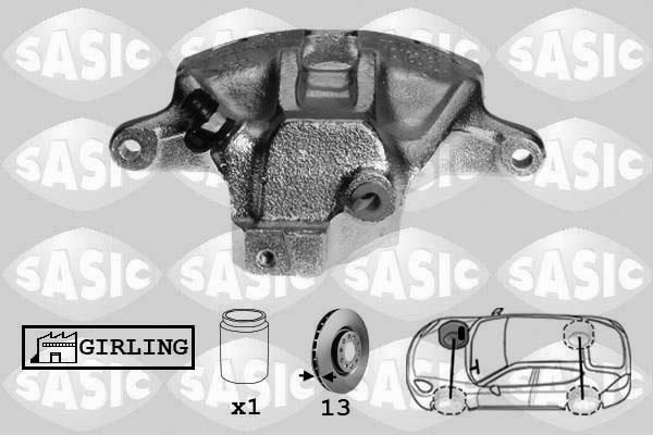 Sasic SCA6171 - Тормозной суппорт autospares.lv