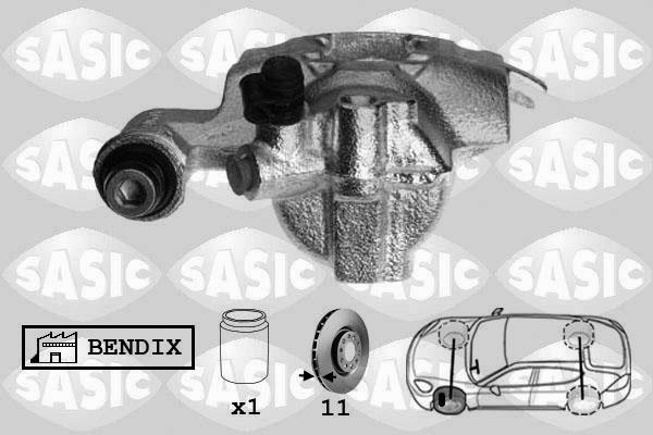 Sasic SCA6172 - Тормозной суппорт autospares.lv