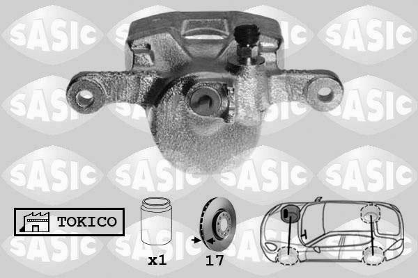 Sasic SCA6207 - Тормозной суппорт autospares.lv