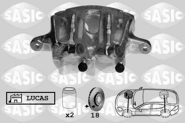 Sasic SCA0063 - Тормозной суппорт autospares.lv