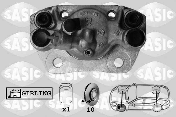 Sasic SCA0018 - Тормозной суппорт autospares.lv