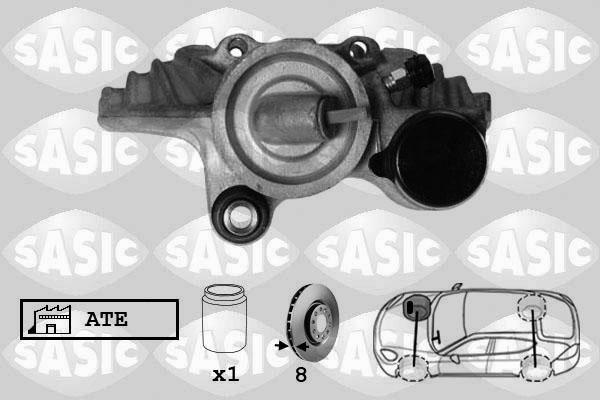 Sasic SCA0033 - Тормозной суппорт autospares.lv