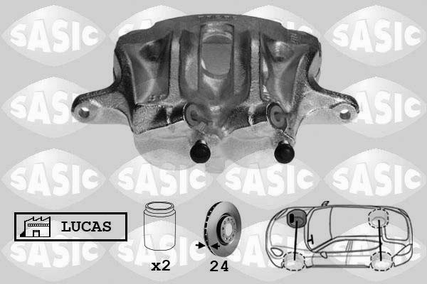 Sasic SCA0071 - Тормозной суппорт autospares.lv