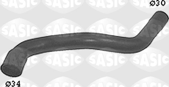 Sasic SWH0416 - Шланг радиатора autospares.lv