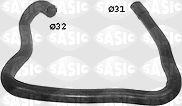 Sasic SWH0421 - Шланг радиатора autospares.lv