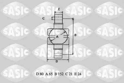 Sasic T773019 - Ремонтный комплект, рычаг подвески autospares.lv