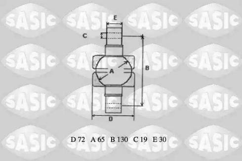 Sasic T777007 - Ремонтный комплект, рычаг подвески autospares.lv