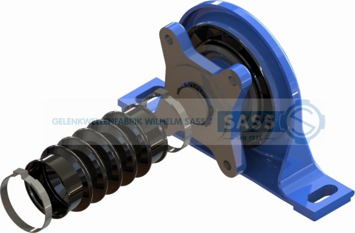 SASS S.005.963 - Подшипник карданного вала, центральная подвеска autospares.lv