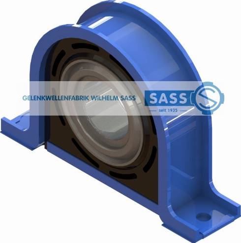 SASS S.002.329 - Подшипник карданного вала, центральная подвеска autospares.lv