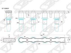 SAT ST-1208021 - Катушка зажигания autospares.lv