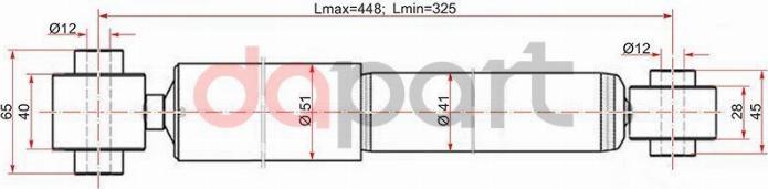 SAT ST-E6210-JD75A - Амортизатор autospares.lv