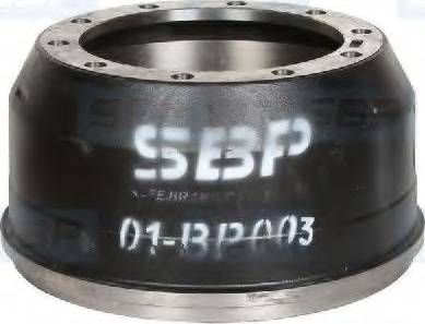 SBP 01-BP003 - Тормозной барабан autospares.lv