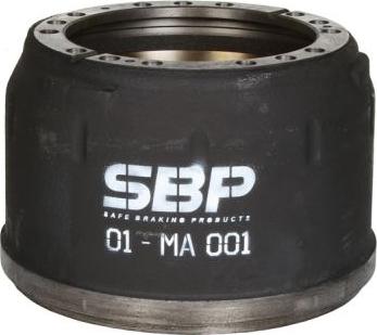 SBP 01-MA001 - Тормозной барабан autospares.lv