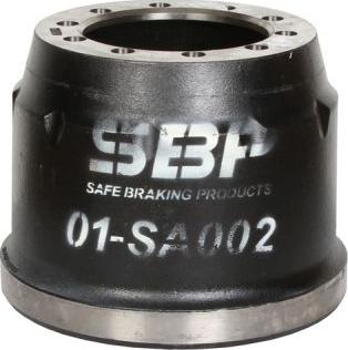 SBP 01-SA002 - Тормозной барабан autospares.lv