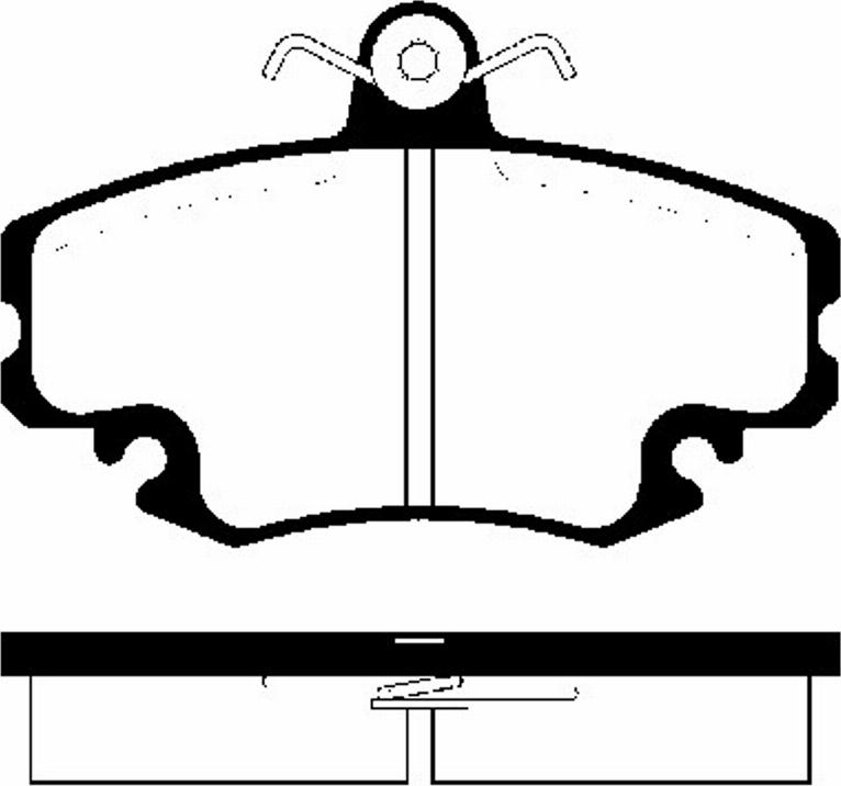 SBS 1501229957 - Тормозные колодки, дисковые, комплект autospares.lv