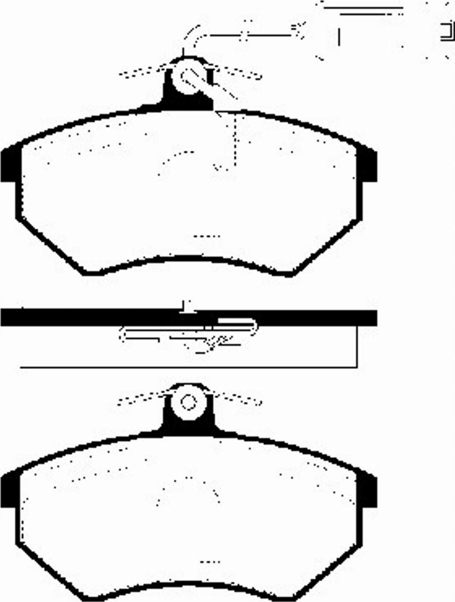 SBS 1501224741 - Тормозные колодки, дисковые, комплект autospares.lv