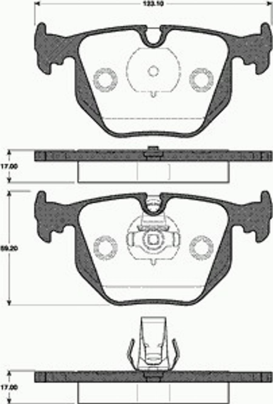 SBS 1501221518 - Тормозные колодки, дисковые, комплект autospares.lv