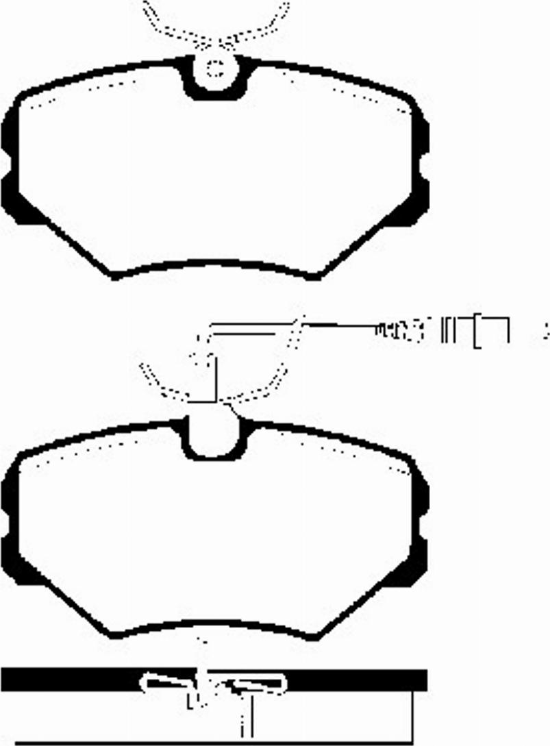 SBS 1501223734 - Тормозные колодки, дисковые, комплект autospares.lv