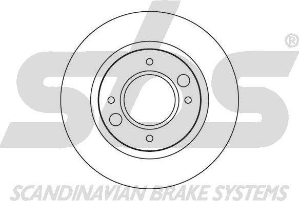 SBS 1815209907 - Тормозной диск autospares.lv