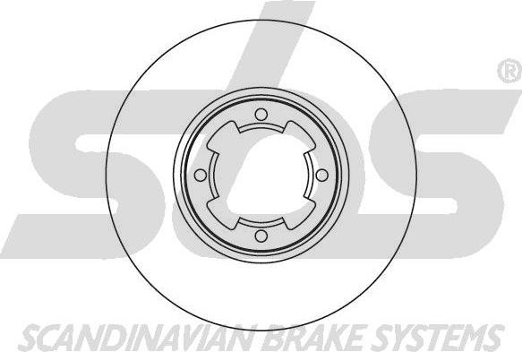 SBS 1815204405 - Тормозной диск autospares.lv