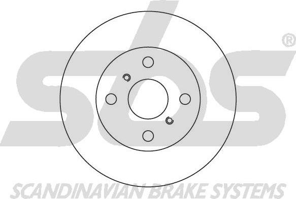 SBS 1815204551 - Тормозной диск autospares.lv