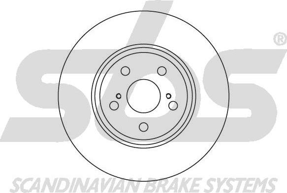 SBS 1815204557 - Тормозной диск autospares.lv