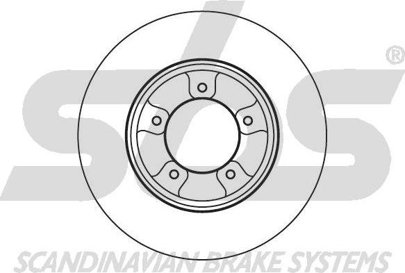 SBS 1815204561 - Тормозной диск autospares.lv